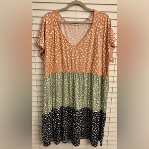 Chic Soul - Boho Floral V-Neck Blouse